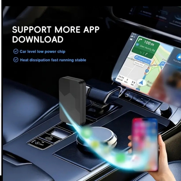 New 
Wireless Carplay Adapter, 2 in 1 Wireless Car Play - Picture 8 of 10